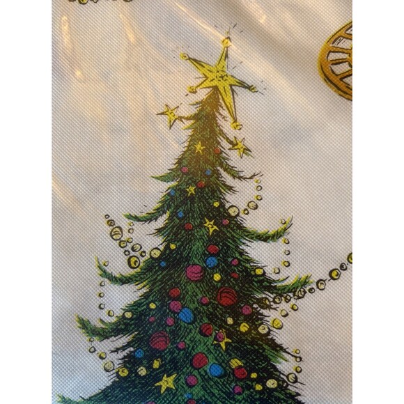 The Grinch Christmas Vinyl Tablecloth Nice & Thick 70” x 52” NEW! - Picture 4 of 10